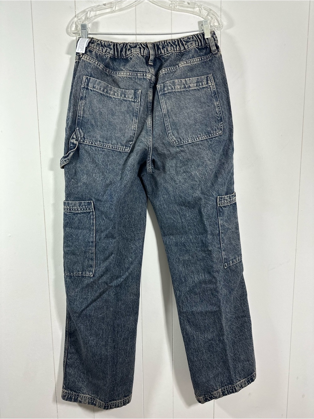 Arizona Jean Sz 10 Skater Jeans Highest Rise Slouchy Hip Thigh Carpenter Denim - Picture 5 of 12